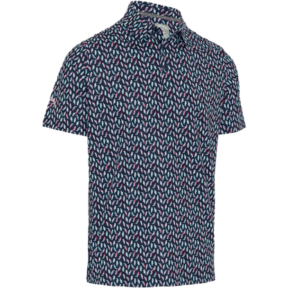 Callaway All Over Birdie Polo Shirt - Peacoat