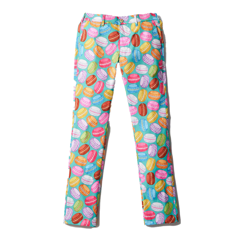 Men's Patterned Trousers Pastel Macarons