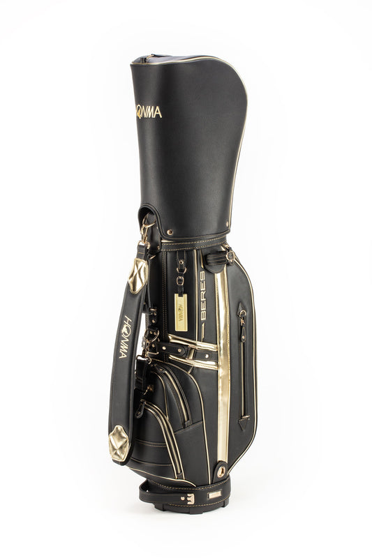 HONMA CADDIE BAG BERES09, 5-Star 9IN CB52404 Golf Bag - Black