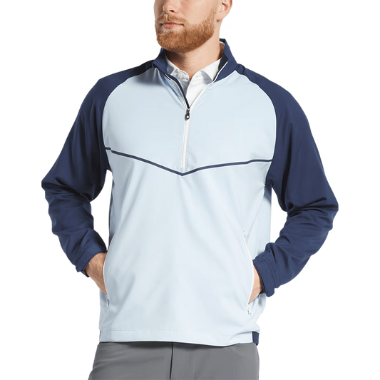 Zephyr Windshirt - Navy/Light Blue