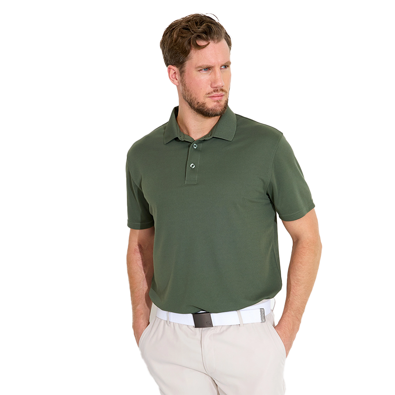 Mens Cray drycool polo - Forest
