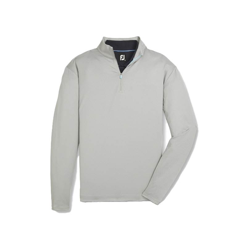 Tonal Pinwheel Print Mid Layer Jersey - Platinum