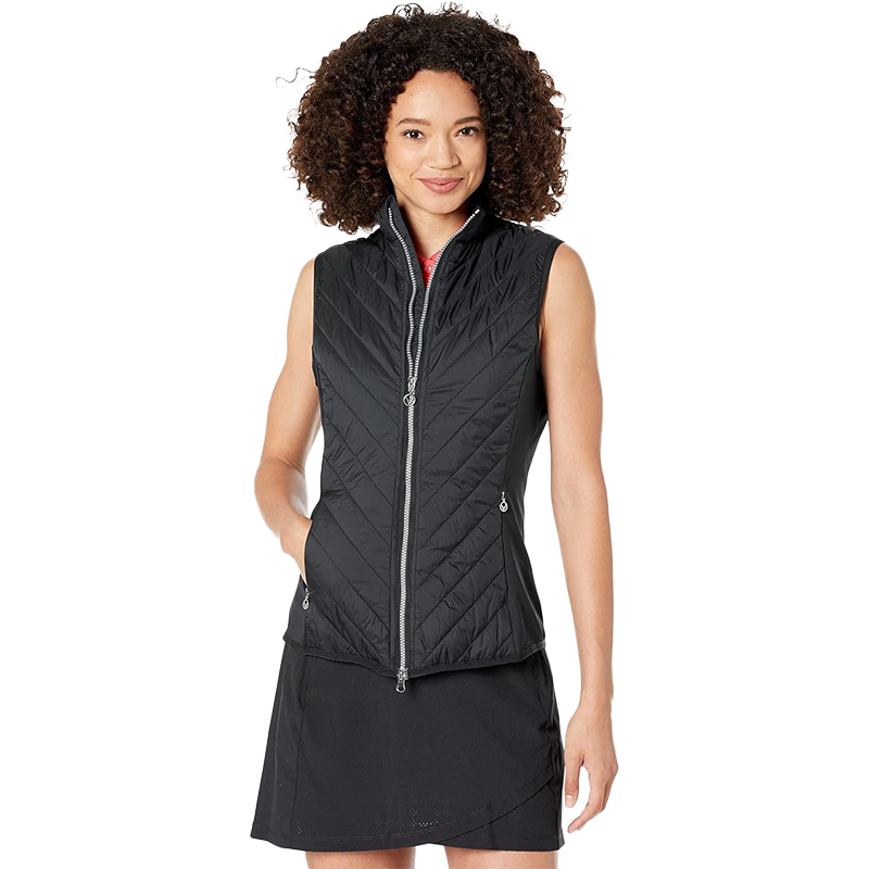 Callaway Lightweight Chevron QuiLighted Vest - Caviar