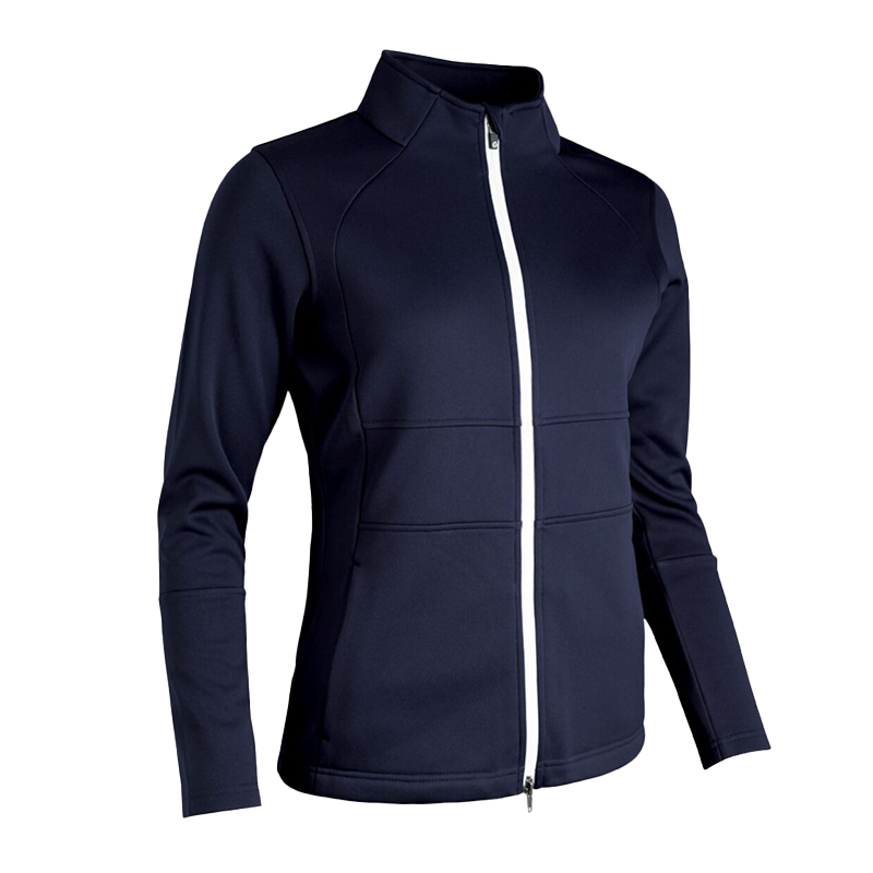S.Nira Ladies Zip Front Thermal Panelled Fleece Showerproof Golf Jacket