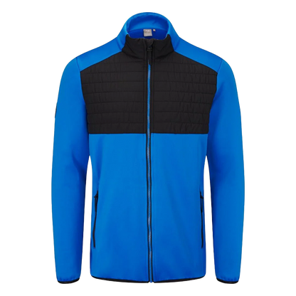Firth Men's Hybrid Fleece Jacket - Blue/Black