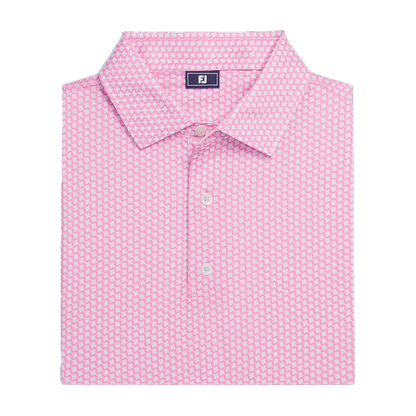 Houndstooth Geo Lisle - Pink