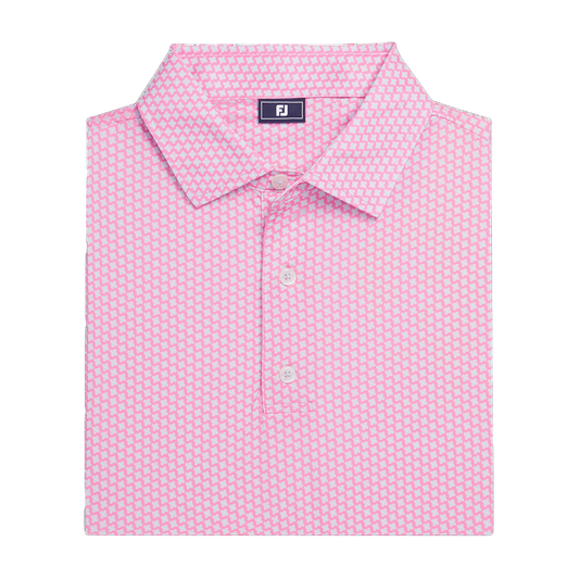 Houndstooth Geo Lisle - Pink