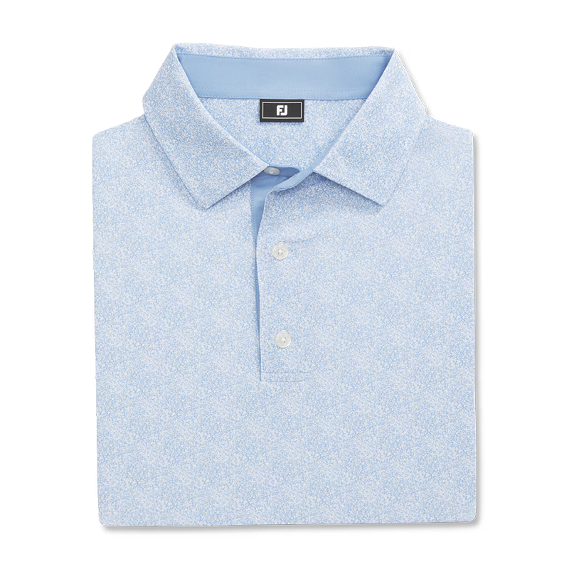 Speckle Lisle - Blue Jay / White