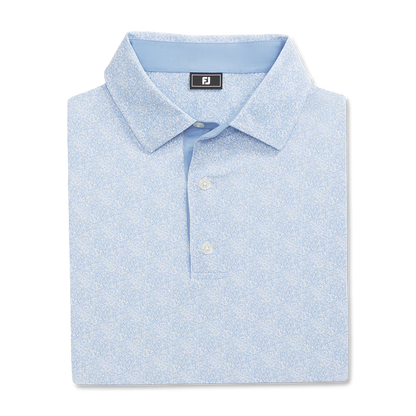 Speckle Lisle - Blue Jay / White