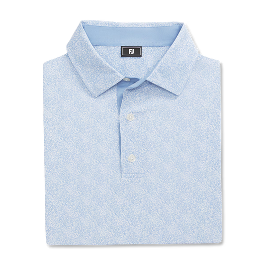 Speckle Lisle - Blue Jay / White