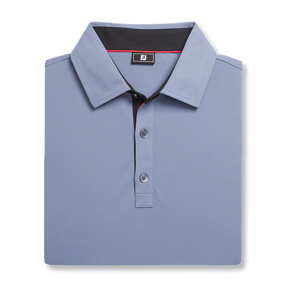 Solid Pique - Flint / Black