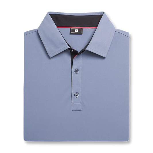 Solid Pique - Flint / Black