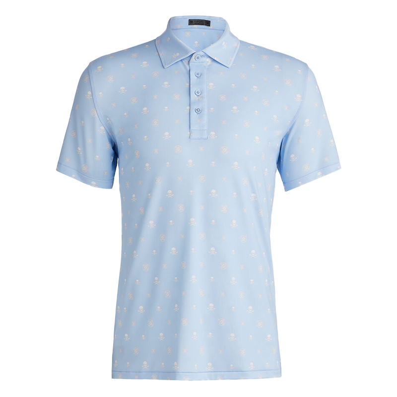 RGB Tech Jersey Polo - Sky Blue