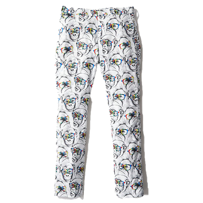 Men's Patterned Trousers Funky Monkeys