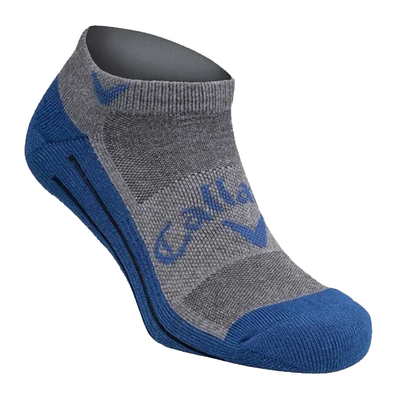 Callaway Men's Tour Opti-Dri Low 2 Performance Socks - Charcoal/Navy