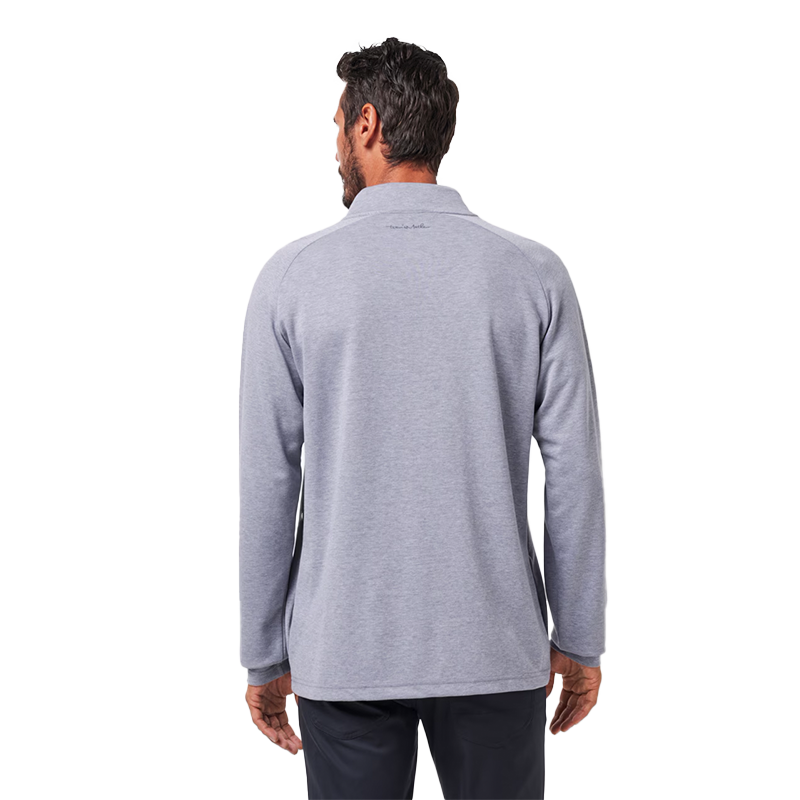Upgraded Quarter Zip - Heather Grey