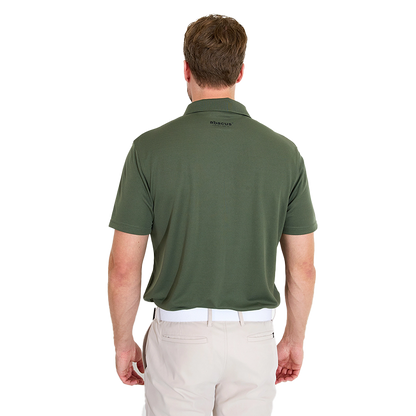 Mens Cray drycool polo - Forest