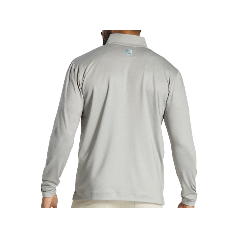 Tonal Pinwheel Print Mid Layer Jersey - Platinum