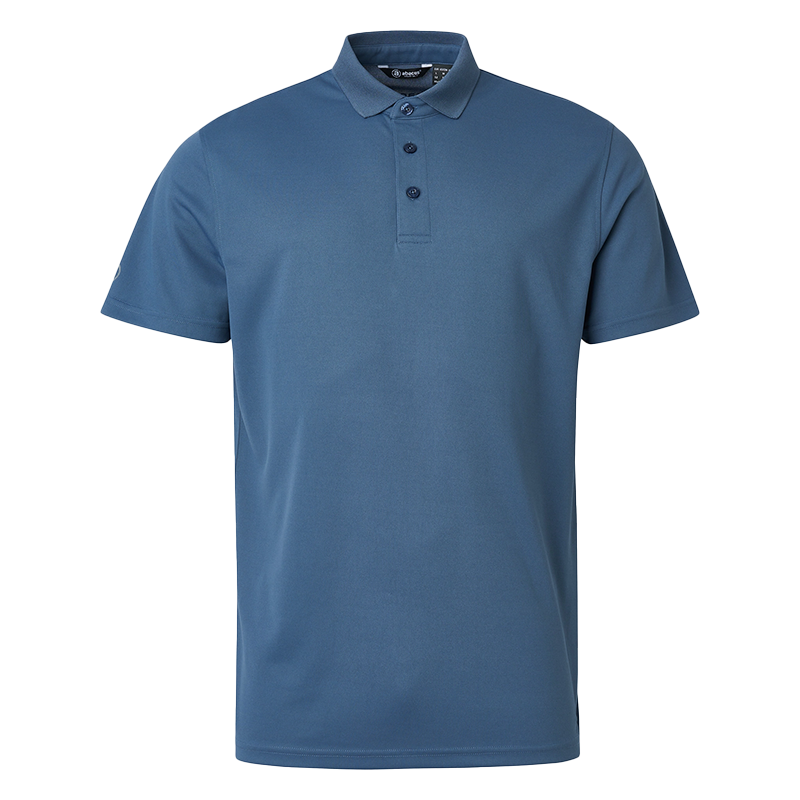 Mens Cray drycool polo - Steelblue