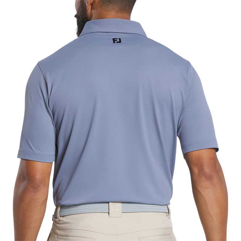 Solid Pique - Flint / Black