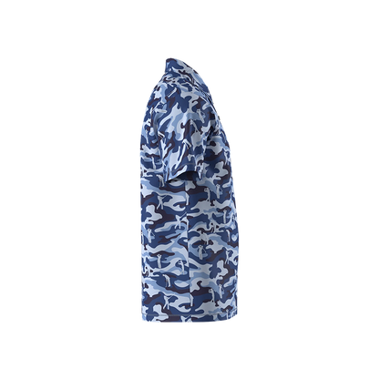 Boy's Golfing Camo Polo - Blue