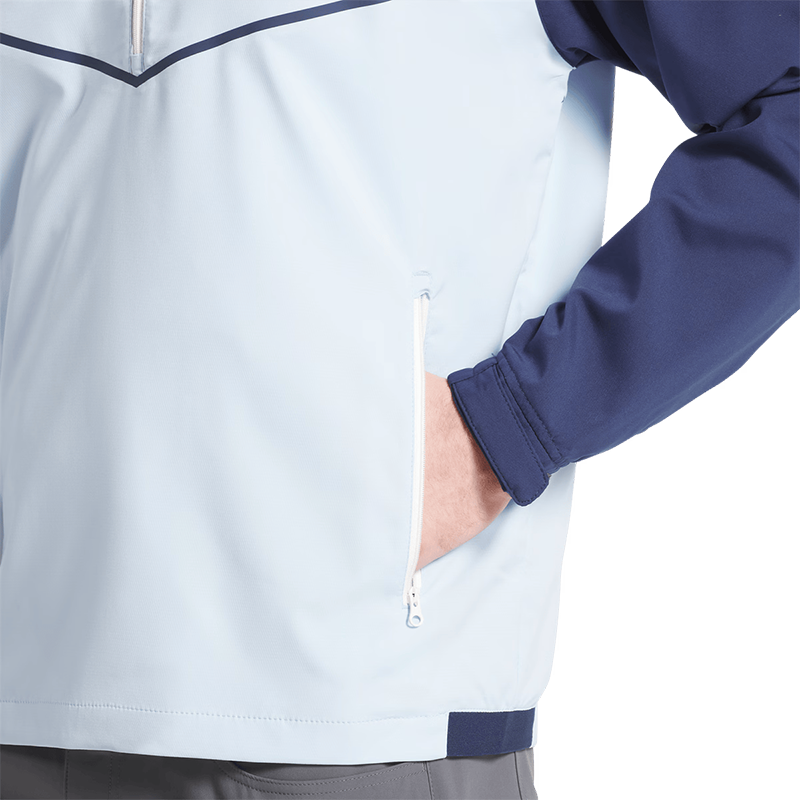 Zephyr Windshirt - Navy/Light Blue