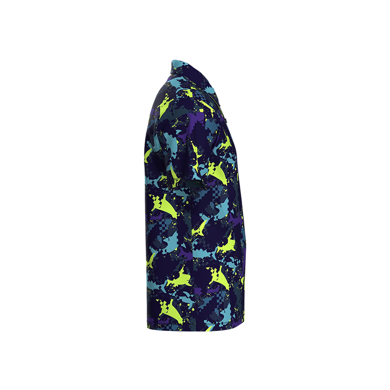 Boy's Shark Attack Polo - Blue