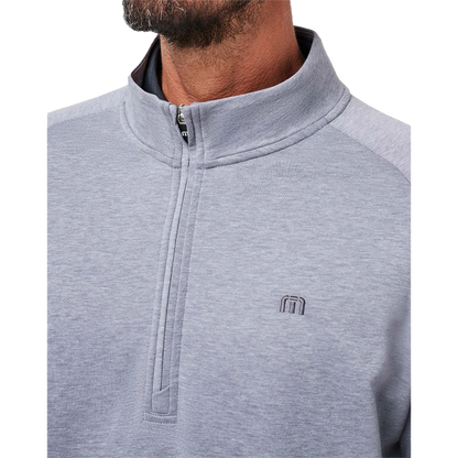 Upgraded Quarter Zip - Heather Grey