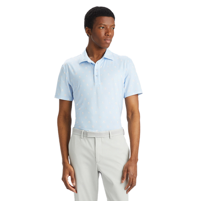RGB Tech Jersey Polo - Sky Blue