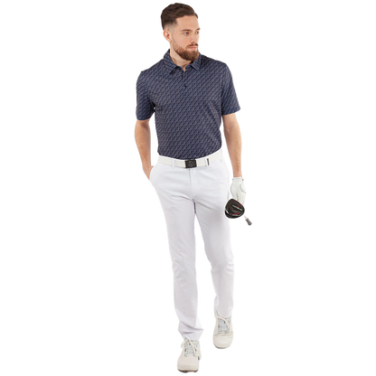 Marcus Breathable short sleeve golf shirt - Navy