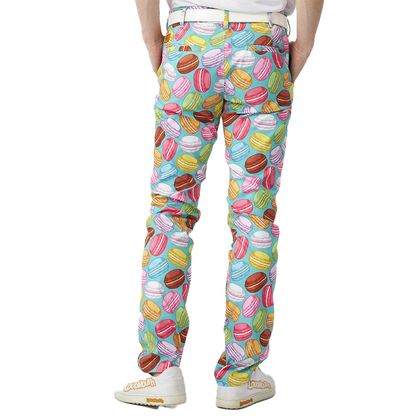 Men's Patterned Trousers Pastel Macarons