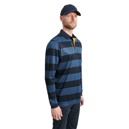 Men Hudson Longsleeve Navy/Harvest