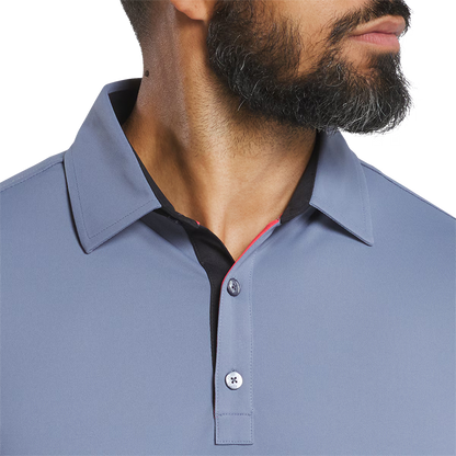 Solid Pique - Flint / Black