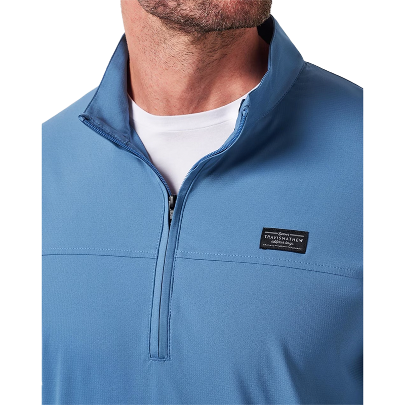Wanderlust Quarter Zip - Blue