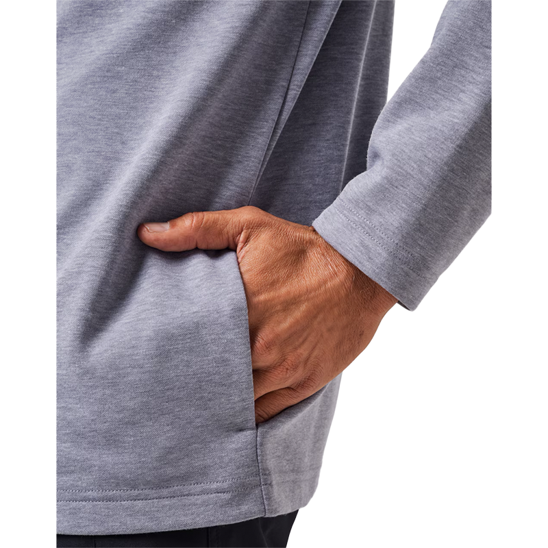 Upgraded Quarter Zip - Heather Grey