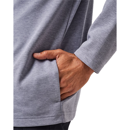 Upgraded Quarter Zip - Heather Grey