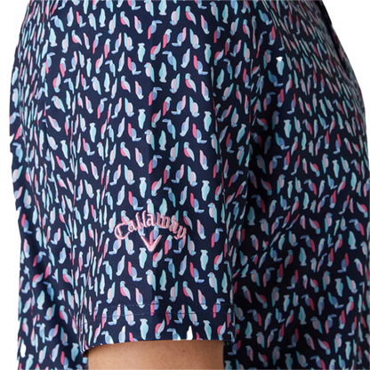 Callaway All Over Birdie Polo Shirt - Peacoat