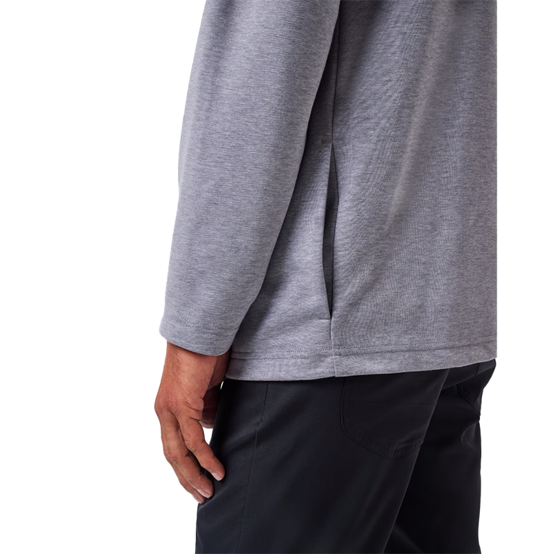 Upgraded Quarter Zip - Heather Grey