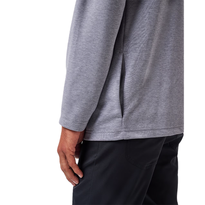 Upgraded Quarter Zip - Heather Grey