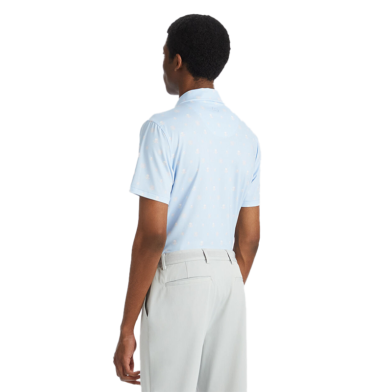 RGB Tech Jersey Polo - Sky Blue
