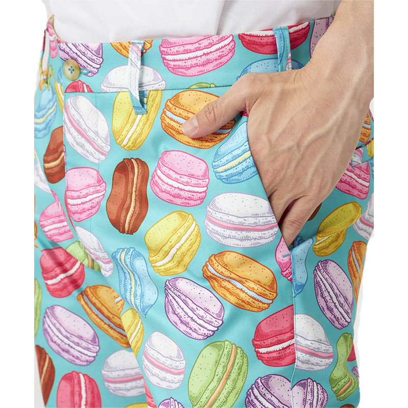 Men's Patterned Trousers Pastel Macarons