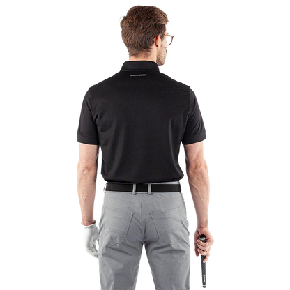 Maximilian Breathable short sleeve golf shirt - Black