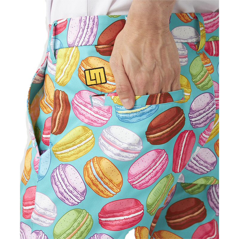 Men's Patterned Trousers Pastel Macarons