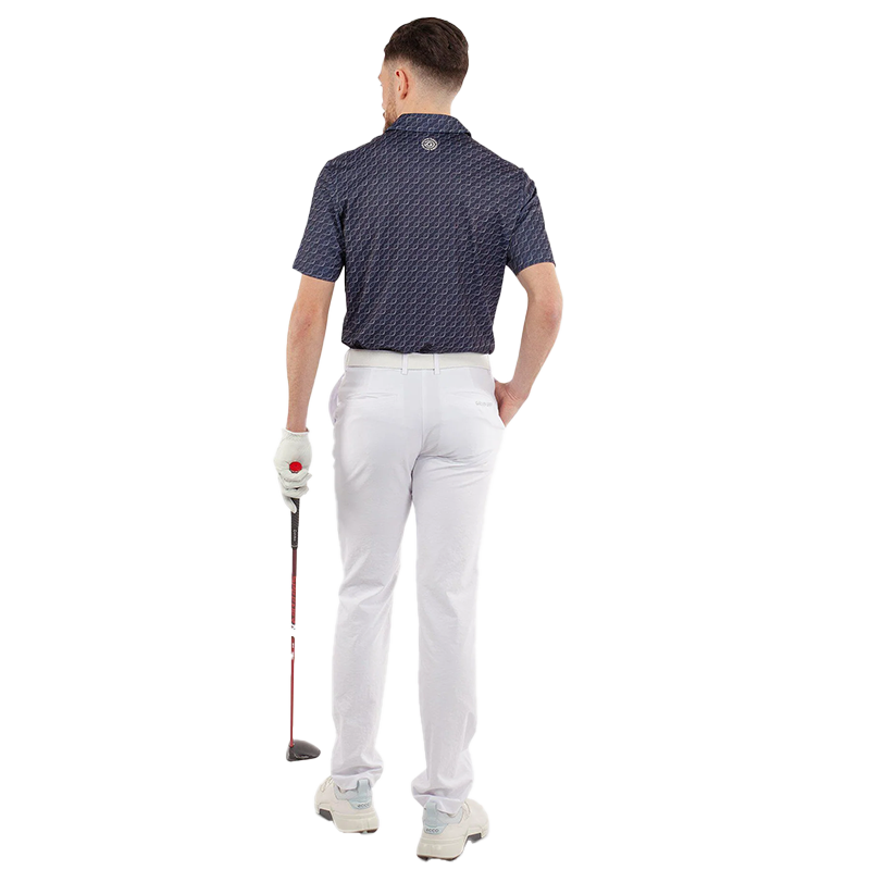 Marcus Breathable short sleeve golf shirt - Navy