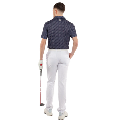 Marcus Breathable short sleeve golf shirt - Navy
