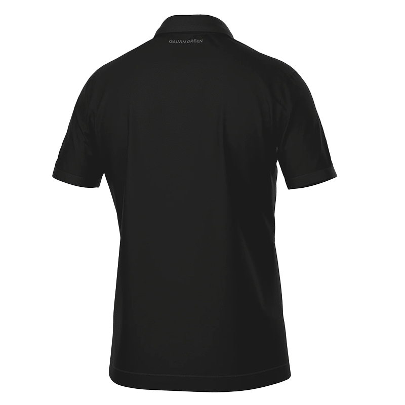 Maximilian Breathable short sleeve golf shirt - Black
