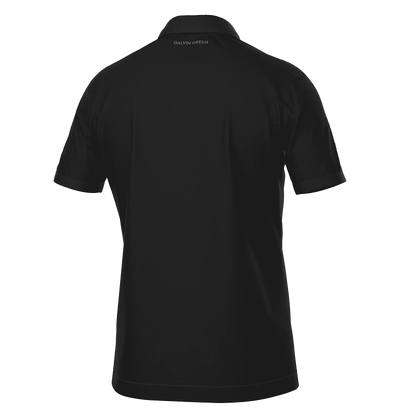 Maximilian Breathable short sleeve golf shirt - Black