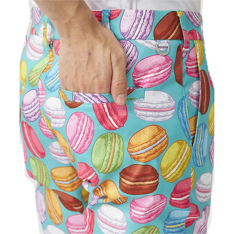 Men's Patterned Trousers Pastel Macarons