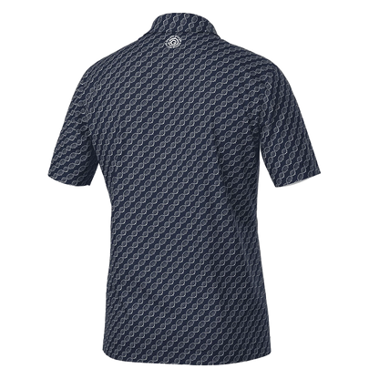 Marcus Breathable short sleeve golf shirt - Navy