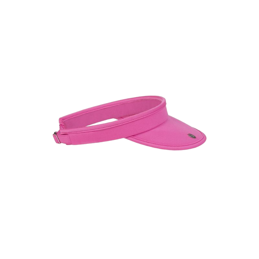 LEXI Ladies Soft Peak Performance Golf Visor - Hot Pink